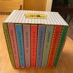 The Little House Books Laura Ingalls Wilder Scholastic 9 Book Collection